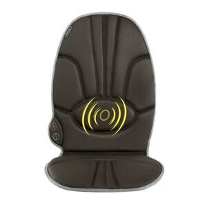 Deluxe Massage Cushion Chair Pad Seat w/ Heat Back Massager Portable Masseuse